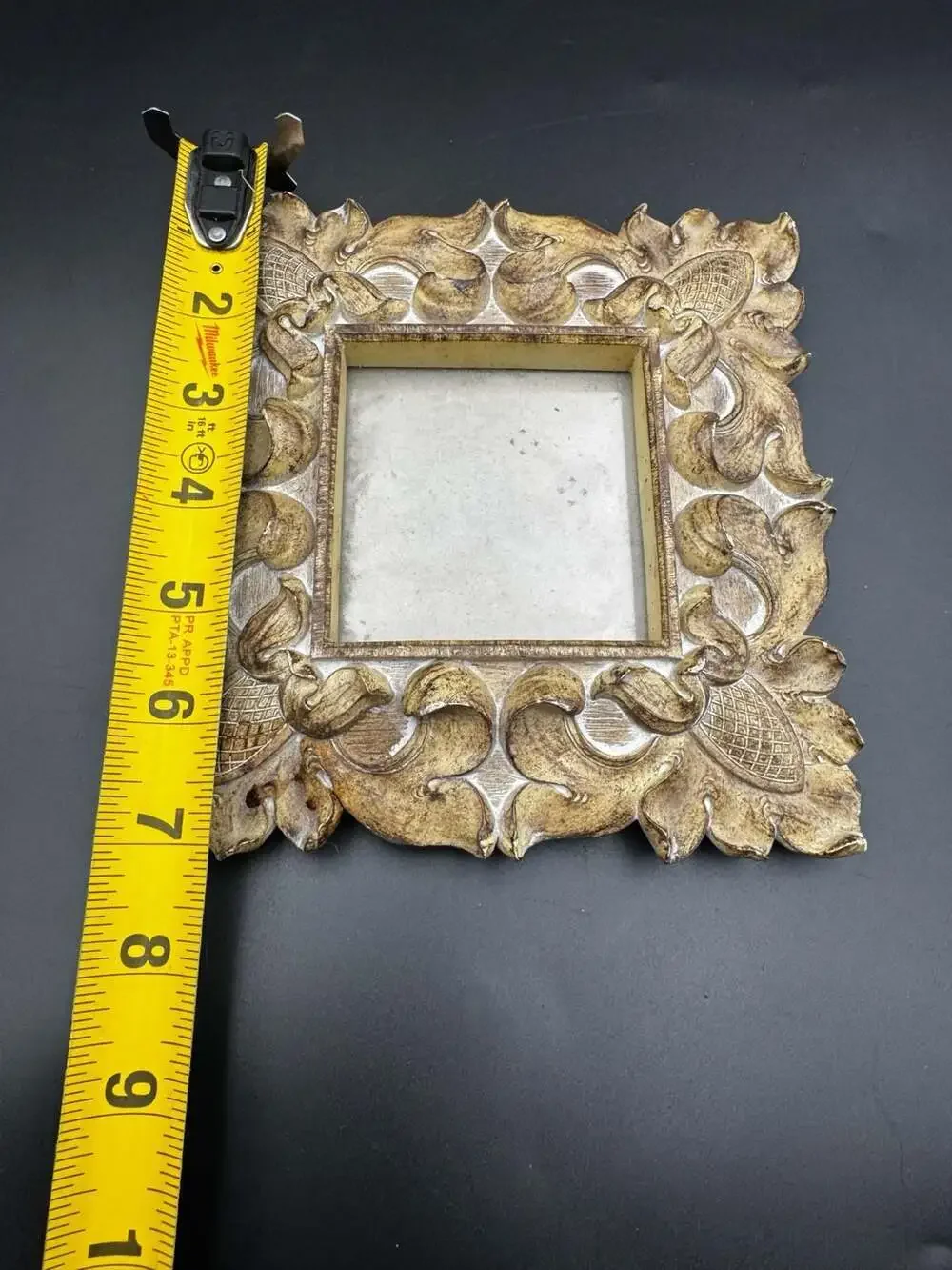Ornate Baroque Style Square Picture Frame 6x6 Inch